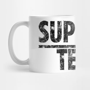 Sturdy Support Squad: Vintage Style Tee Mug